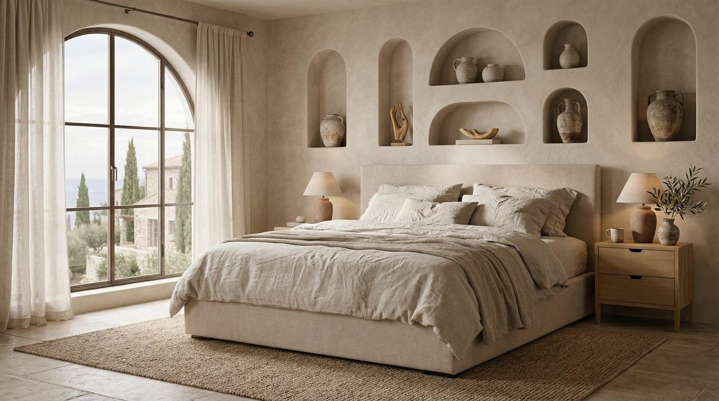 Ντυμένο κρεβάτι Julia