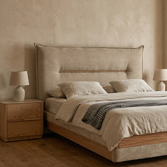 Ξύλινο Κρεβάτι Pillow